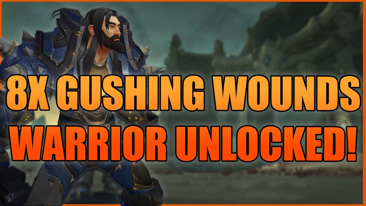 8x Gushing Wounds Warrior UNLOCKED - Arms Warrior / Holy Paladin 2v2 Arena - WoW BFA 8.3 PvP