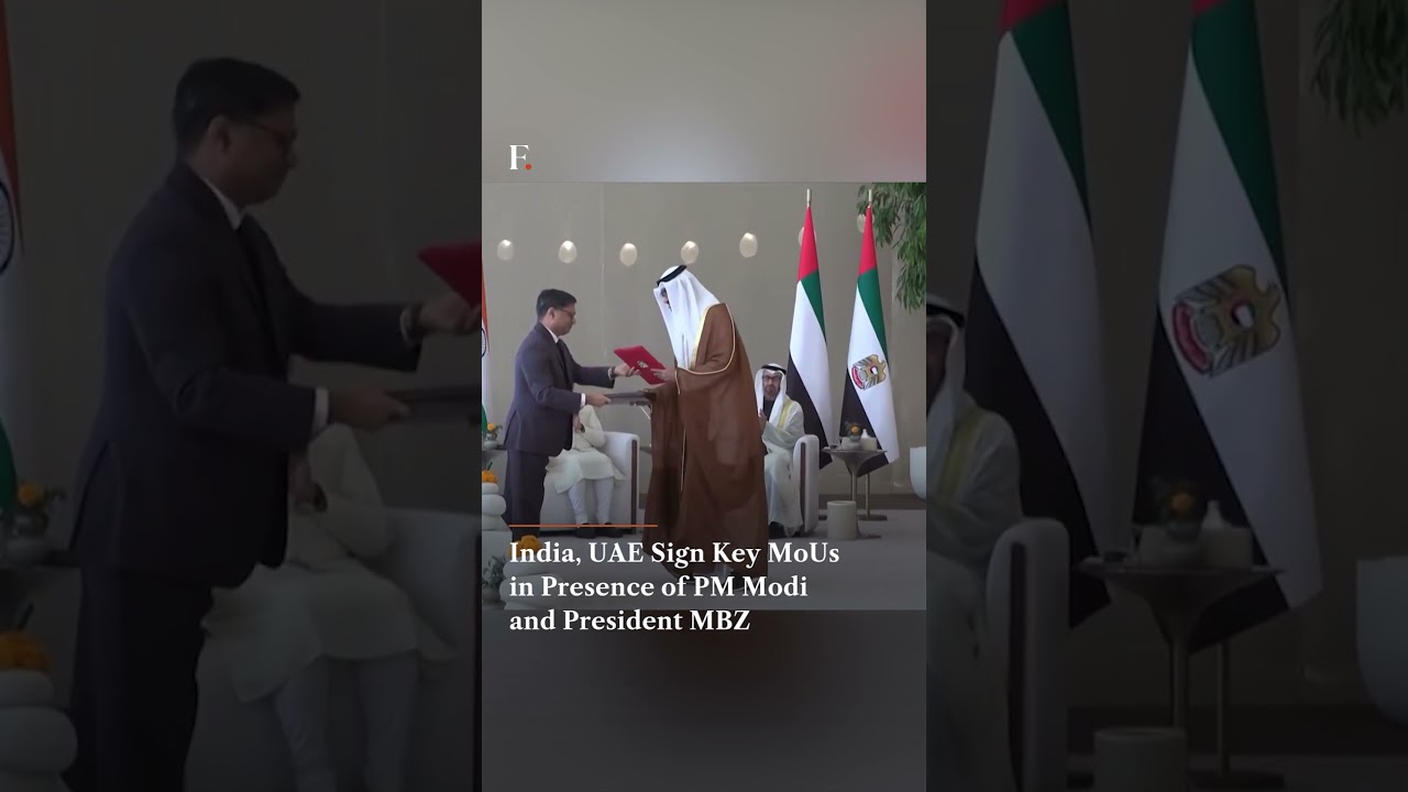 India, UAE Sign Key MoUs in Presence of PM Modi and President MBZ