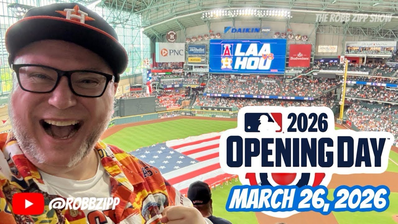 ⚾️ @robbzipp на открытии сезона @MLB! @astros против @Angels 26.03.2026