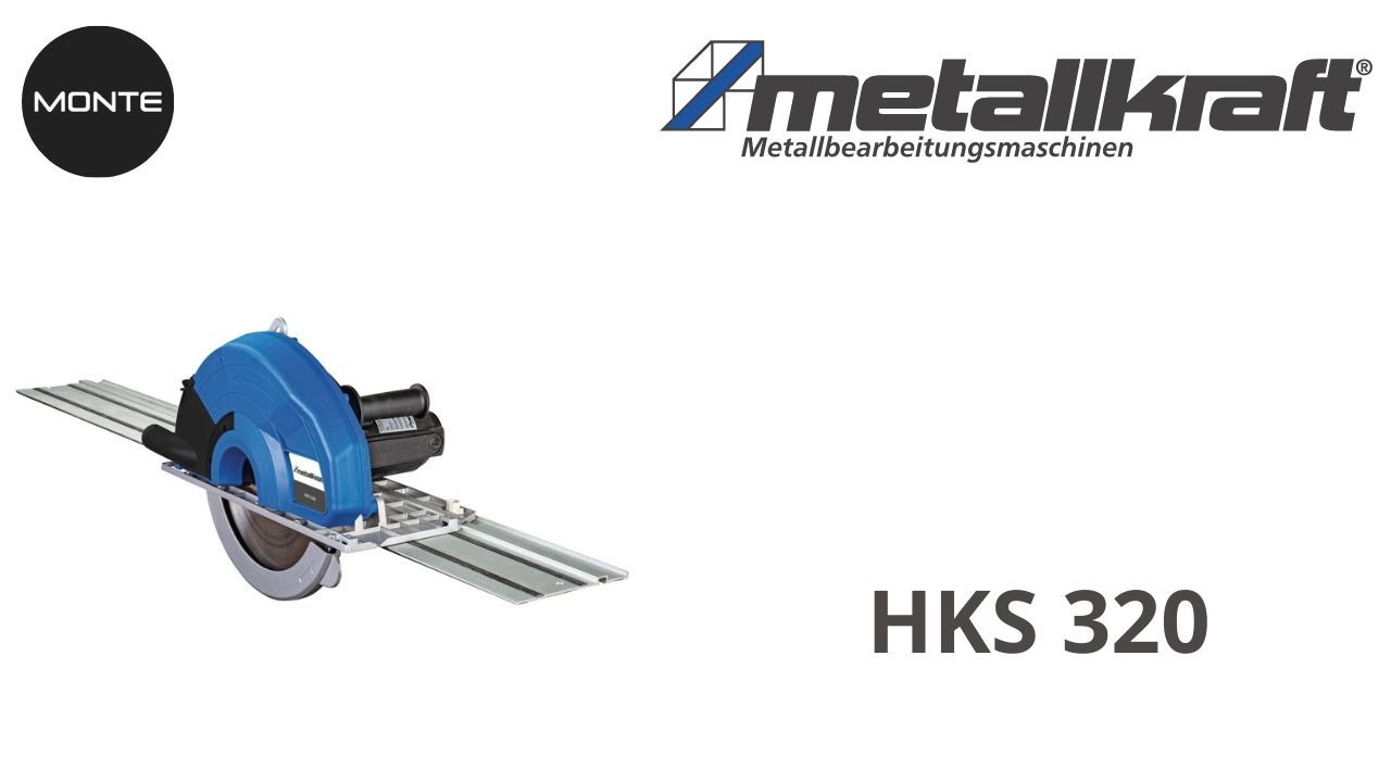 Ręczna piła tarczowa do metalu, stali nierdzewnej i aluminium - HKS 320 Metallkraft  3840321