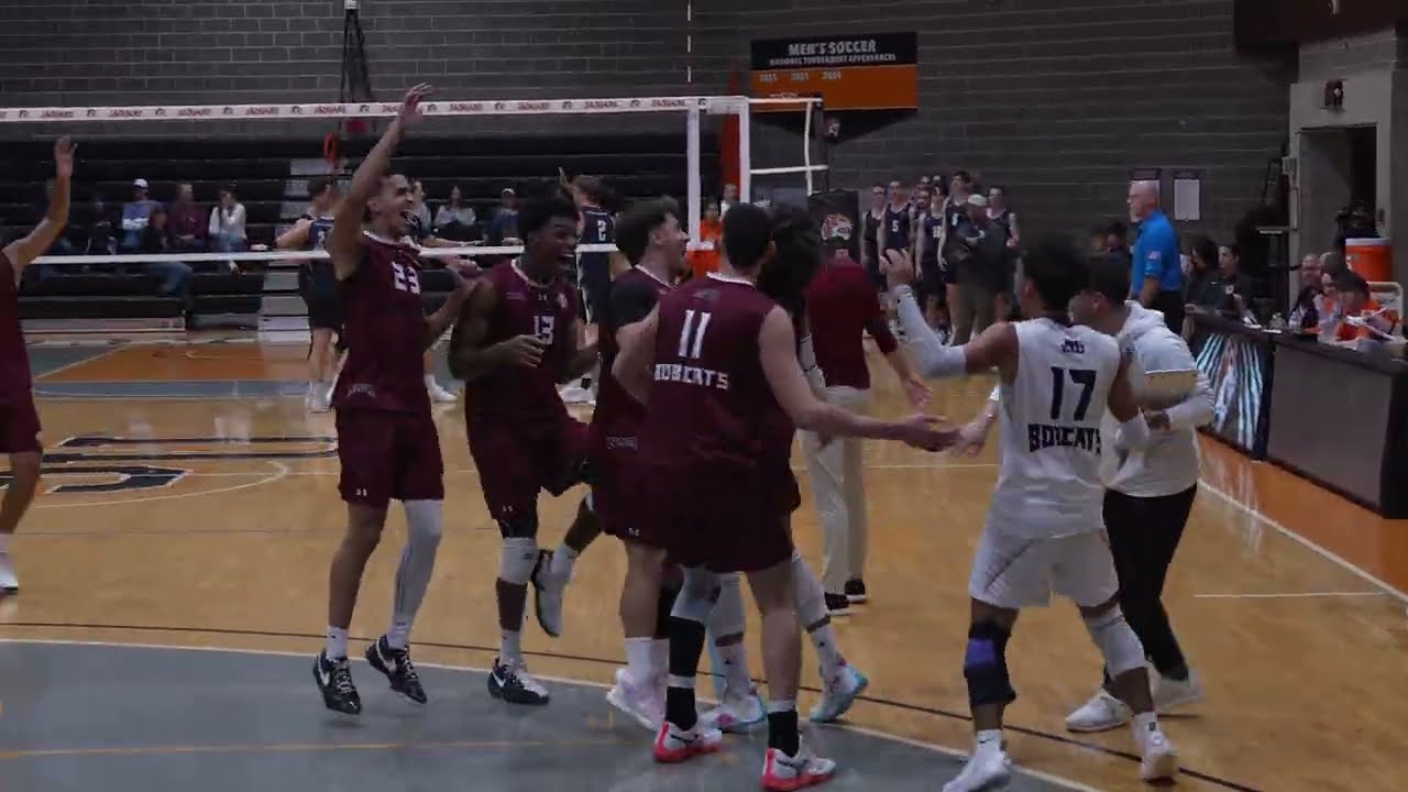 Bobcats leave Chicago on a W. STU Bobcats Men's Volleyball Highlights vs Cornerstone