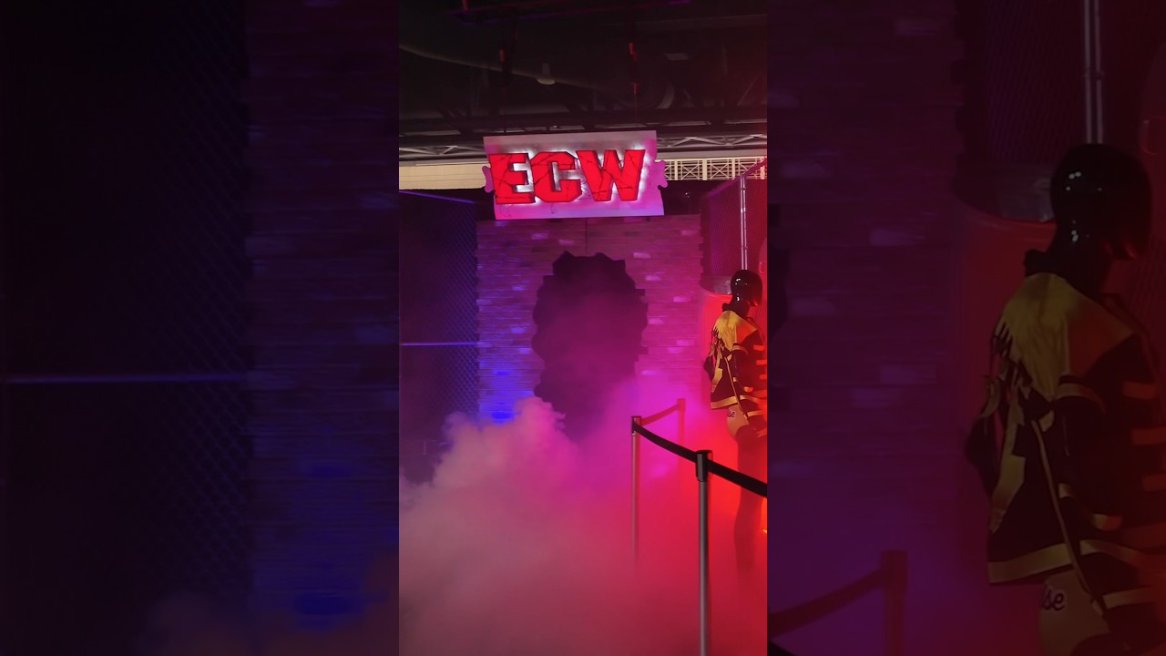 ECW Display at WWE World | #WWE Wrestlemania 40 in the HOME of ECW Philadelphia! #wweworld