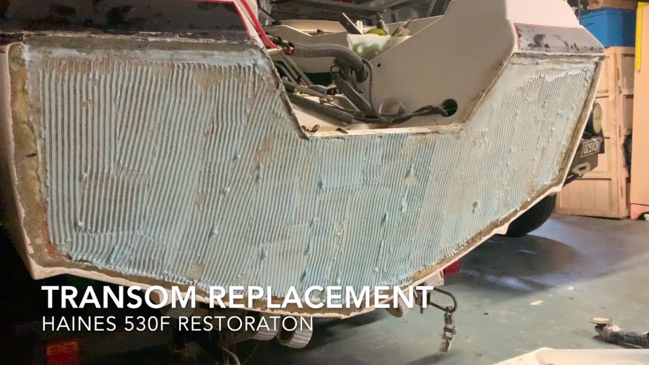[EP11] Fibreglass Boat Transom Replacement From The Outside