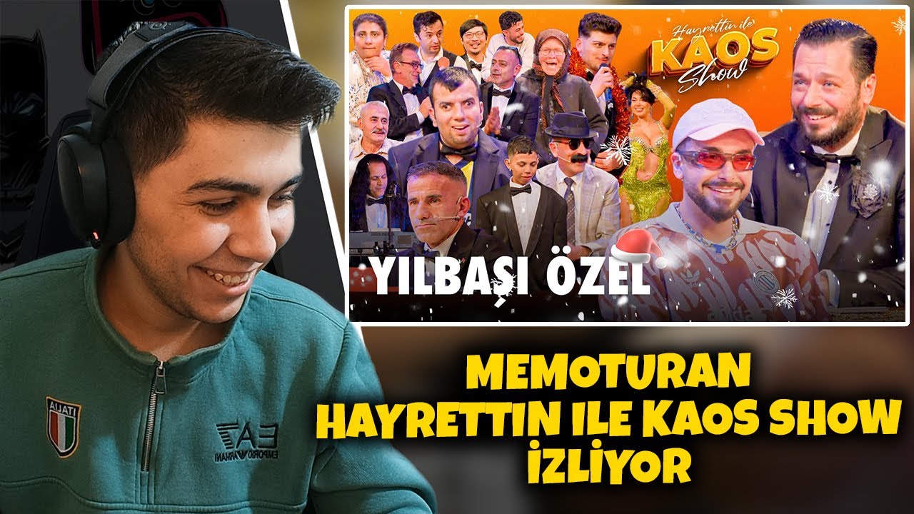MEMOTURAN  Hayrettin ile Kaos Show - 2.Sezon 5.Bölüm | Yılbaşı Özel 🎄İZLİYOR @hayrettin  ​