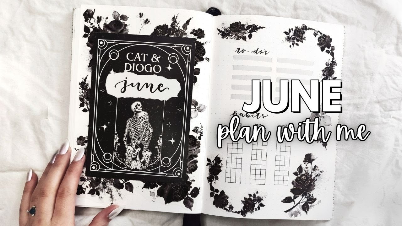 PLAN WITH ME | June 2024 Bullet Journal Setup 🌹💍 I'm Getting Married 🤍