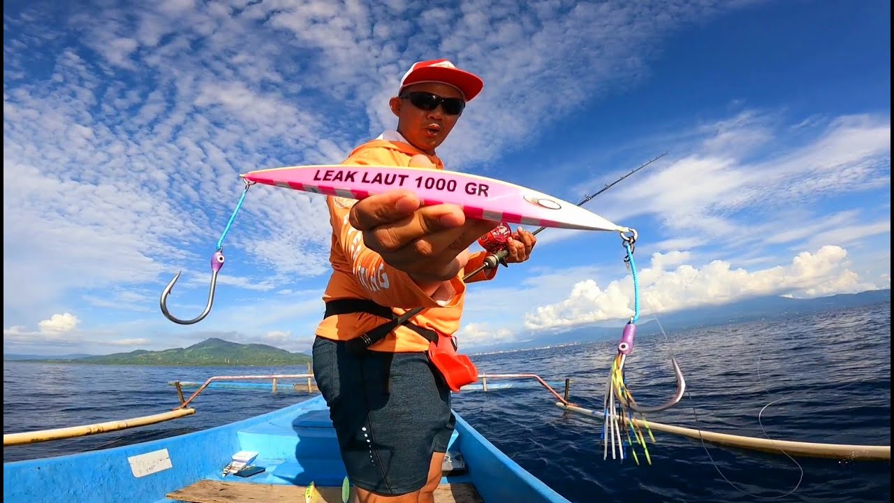 EXTRIM JIGGING !! METAL JIG 1000 GRAM DIHAJAR PREDATOR LAUT DALAM SAMPAI PUTUS.|| part 1