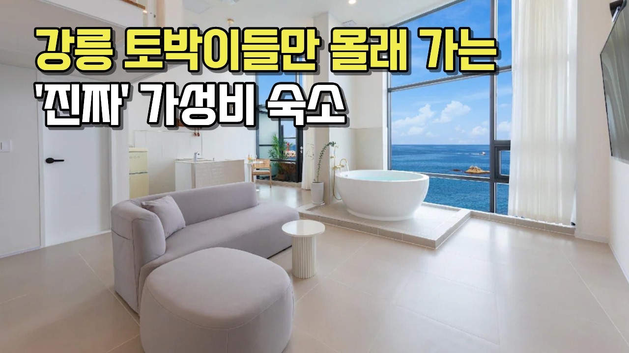 유명해질까봐 저만 가려고 했습니다. 1박 5만원대 강릉 레전드 펜션 모음