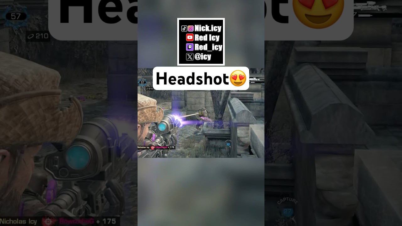 Gears of War Reloaded Sniping 😍 #gears #gaming #gearsreloaded #xbox