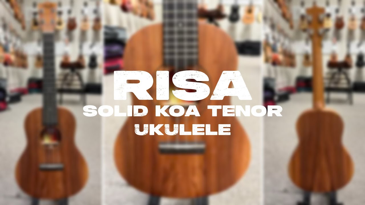 Risa UKA-KOA Solid Koa Tenor Ukulele Demo/Review at Aloha City Ukes