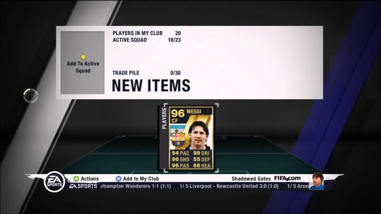 96 Messi inform best ultimate team pack ever!