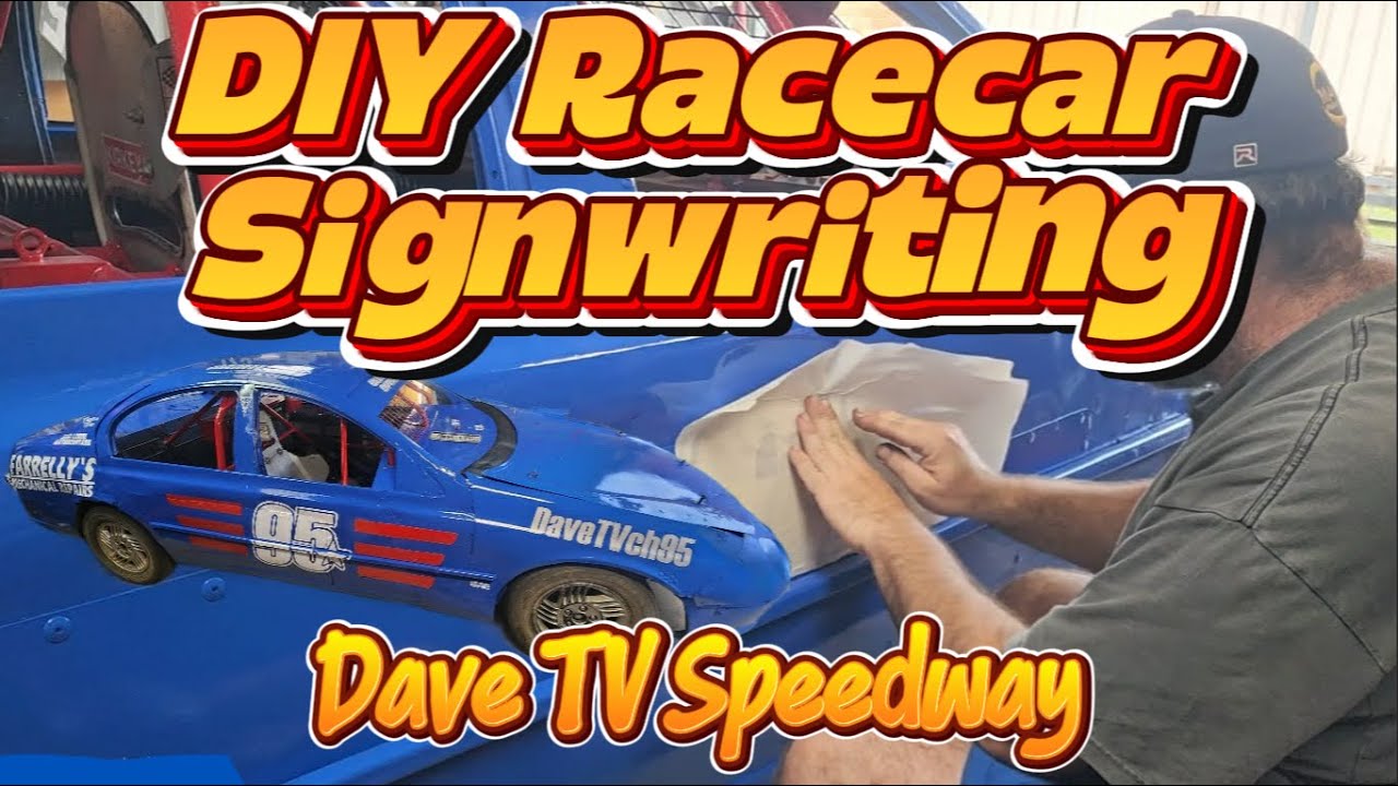 DIY Racecar Signwriting