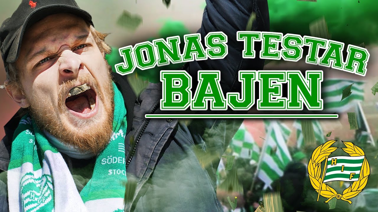 JONAS TESTAR BAJEN (Fotbollssupporter)