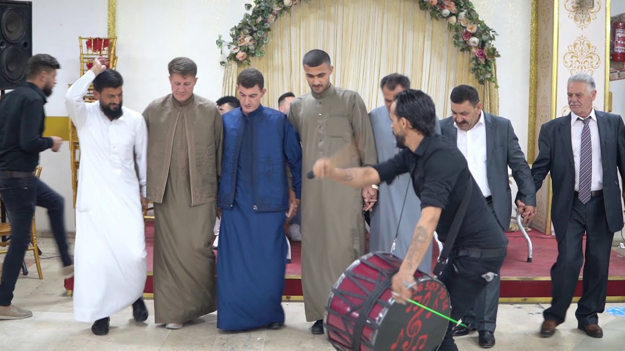 علي حداد افراح اهالي فافين ال طحان العريس محمد PART 2