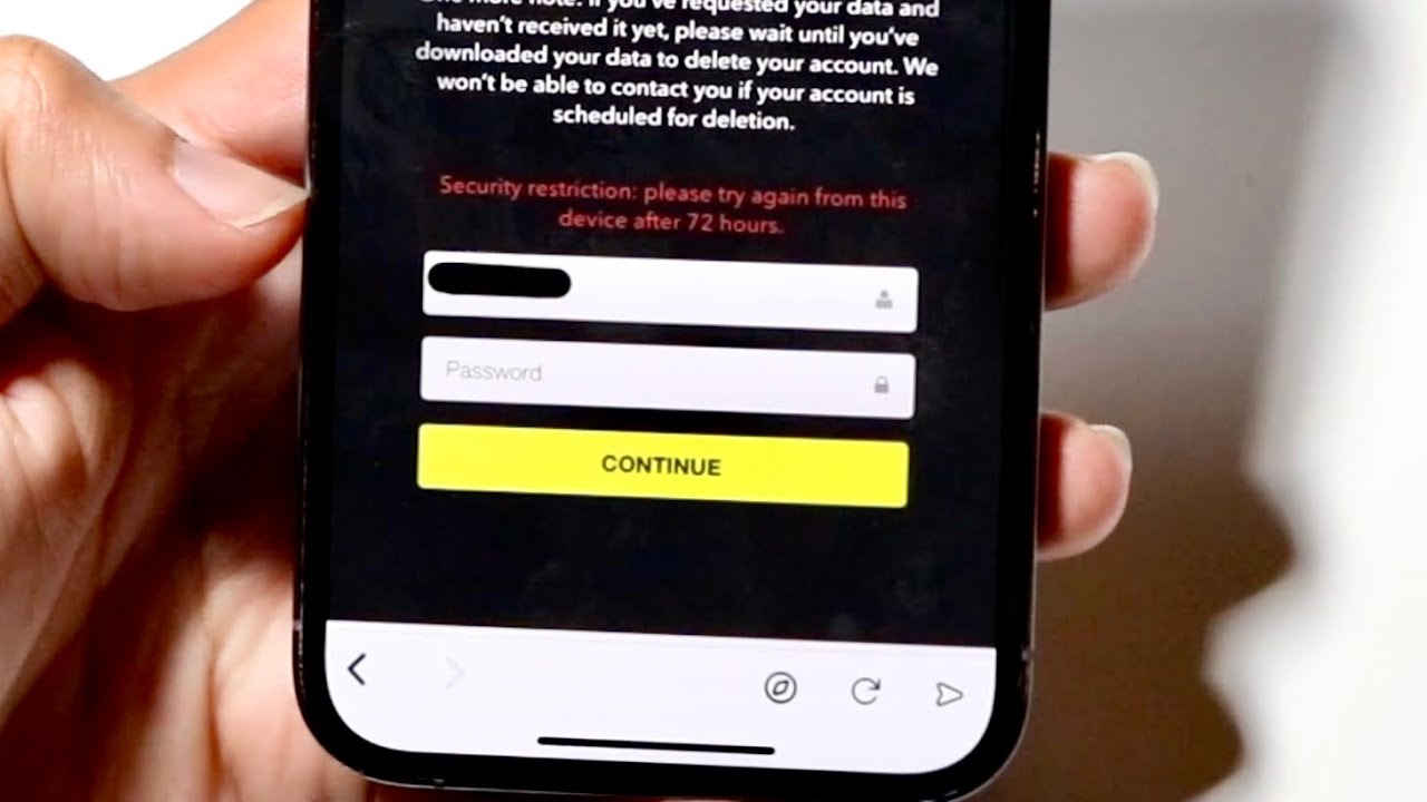 How To FIX Snapchat Security Restriction Login Error! (2024)