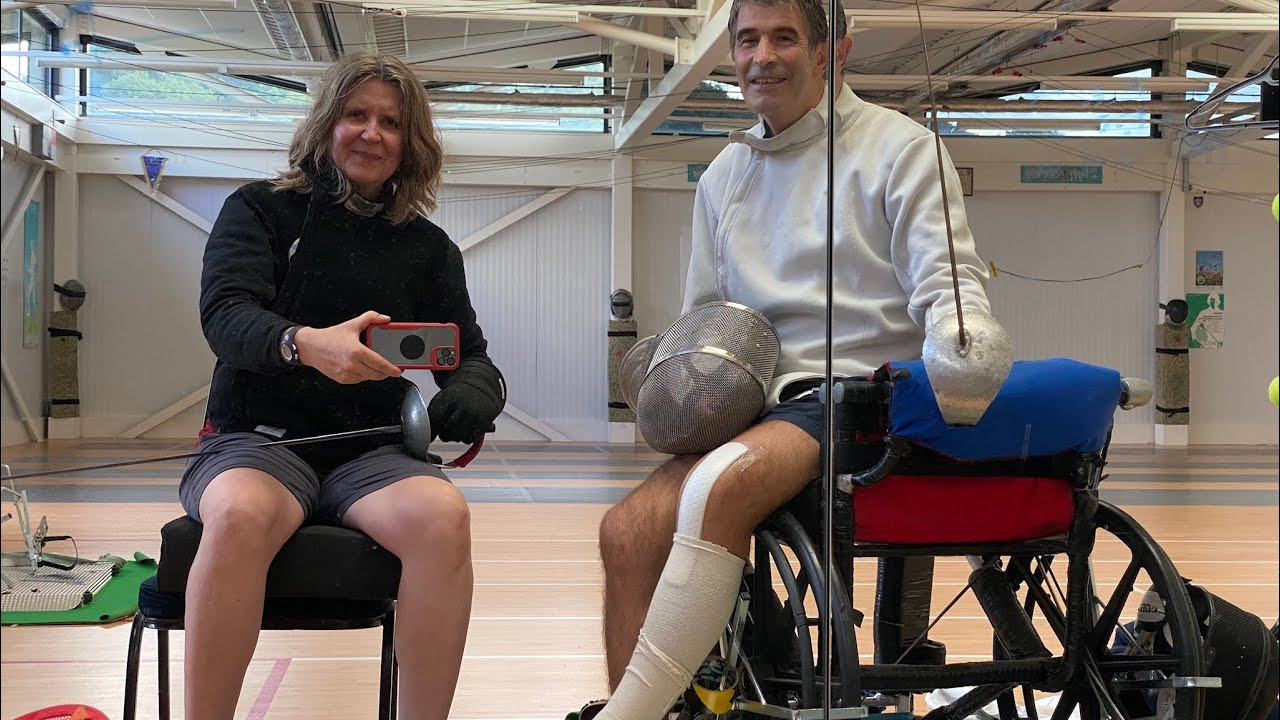 Knee replacement training for fencers- feint parry quinte parry quarte riposte