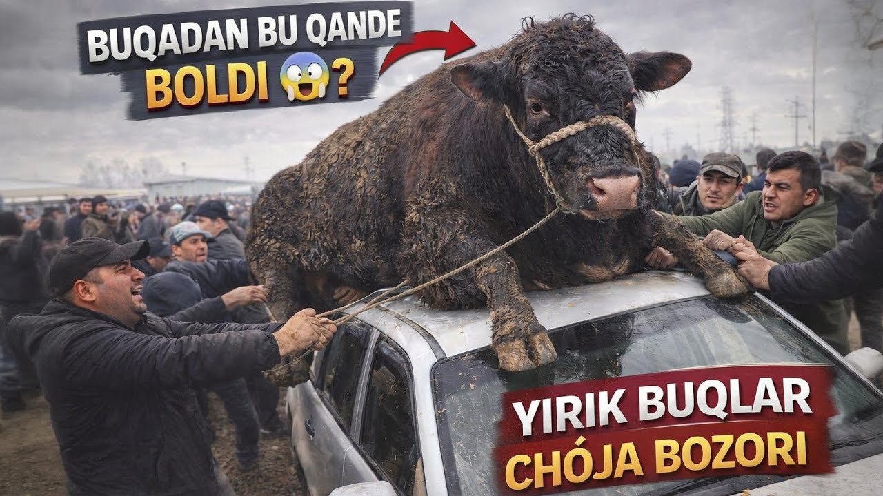 CHÓJA BOZORI ENG YIRIK BUQALAR CHIQTI VOYDOD TAROZI NARXLAR QALE?😱😎24 февраля 2026 г.