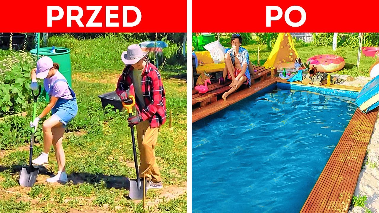 Jak zbudować własny basen || Świetne projekty DIY do przydomowego ogr&oacute;dka