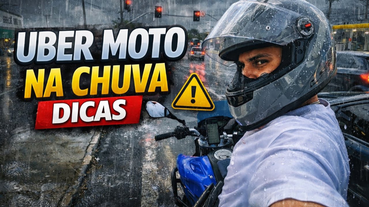 DICAS PARA RODAR NA CHUVA UBER MOTO FORTALEZA 