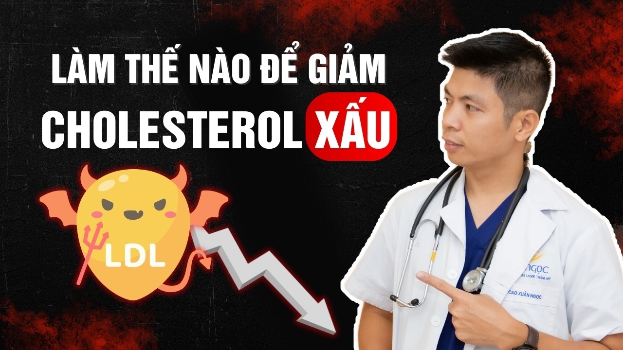 Làm Thế Nào Để Giảm Cholesterol Xấu Trong Máu? | Dr Ngọc