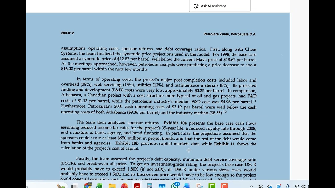 Understanding Venezuela by Re visiting the PDVSA Case and Computing IRR