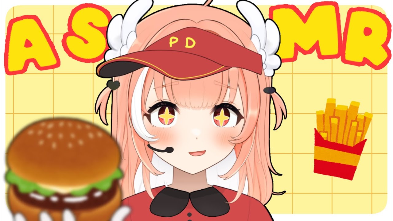 【ASMR】Самая милая ролевая игра с работником фастфуда 🍔