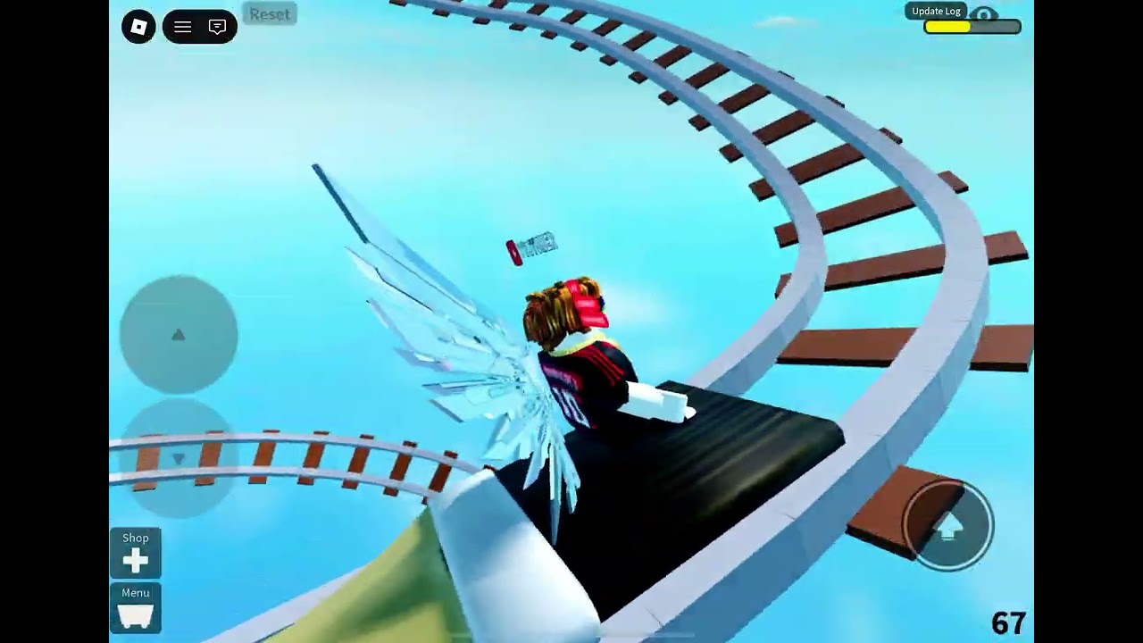 Create a cart ride | Vivaan drop the Paint Brush 🖌️Off a high place (Roblox) 