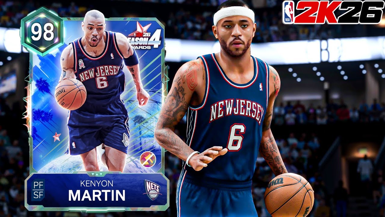 *НОВАЯ КАРТОЧКА GALAXY OPAL КЕНЬОН МАРТИН — ИНТЕРЕСНАЯ ИГРОВАЯ КАРТОЧКА В РЕЖИМЕ MYTEAM В NBA 2K2...