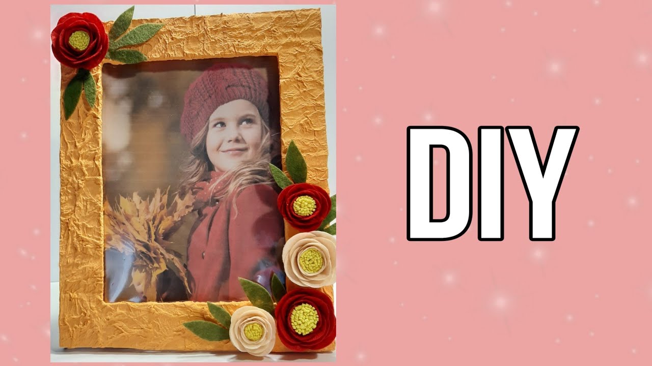 Рамка для фото из картона своими руками. Поделки из картона/ DIY Foto frame