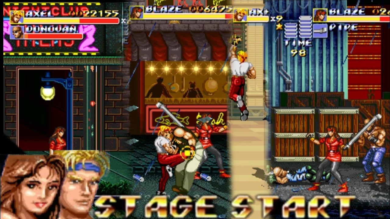 streets of rage remake mod streets of rage redux full gameplay