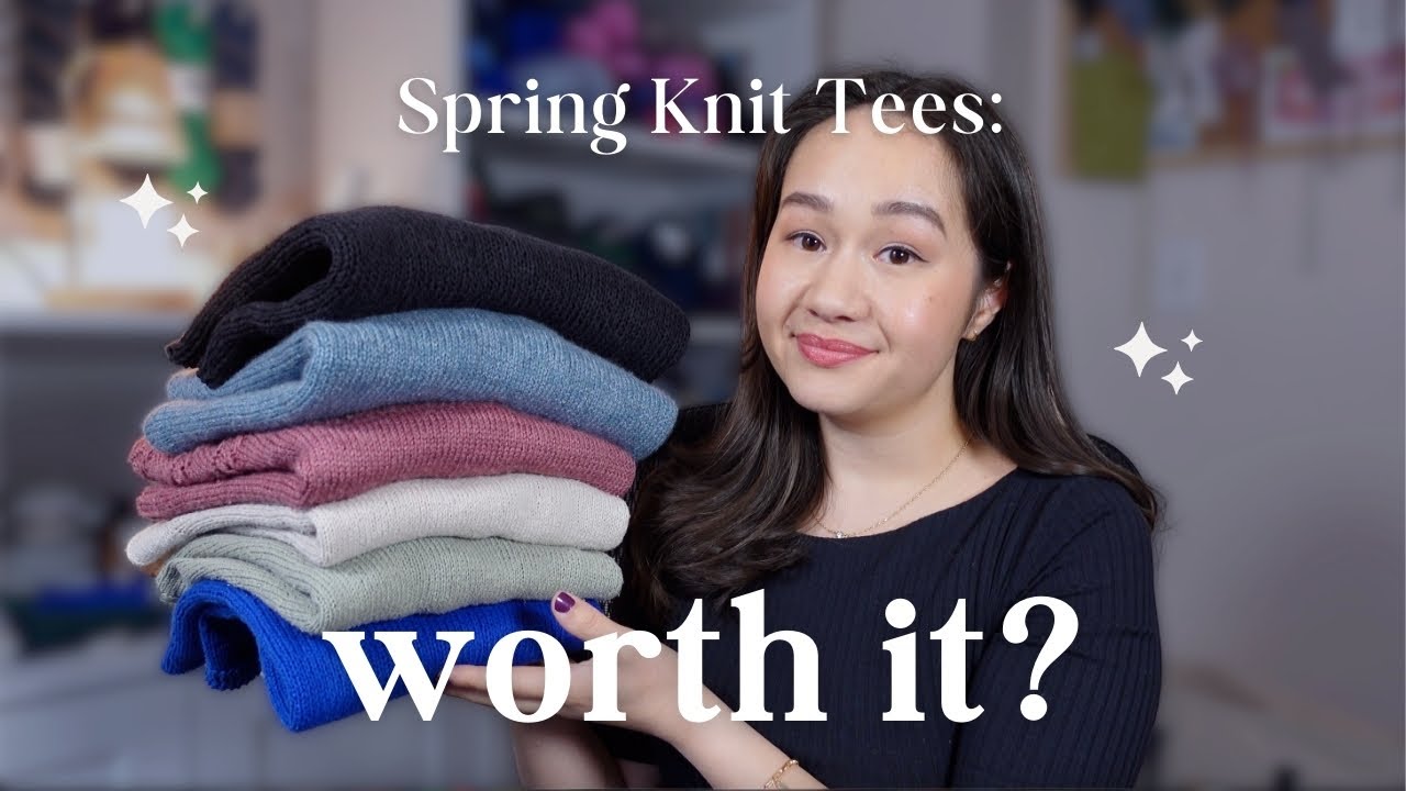 Rating my Spring Knits PART 2 | How Wearable Are Knit Tees?