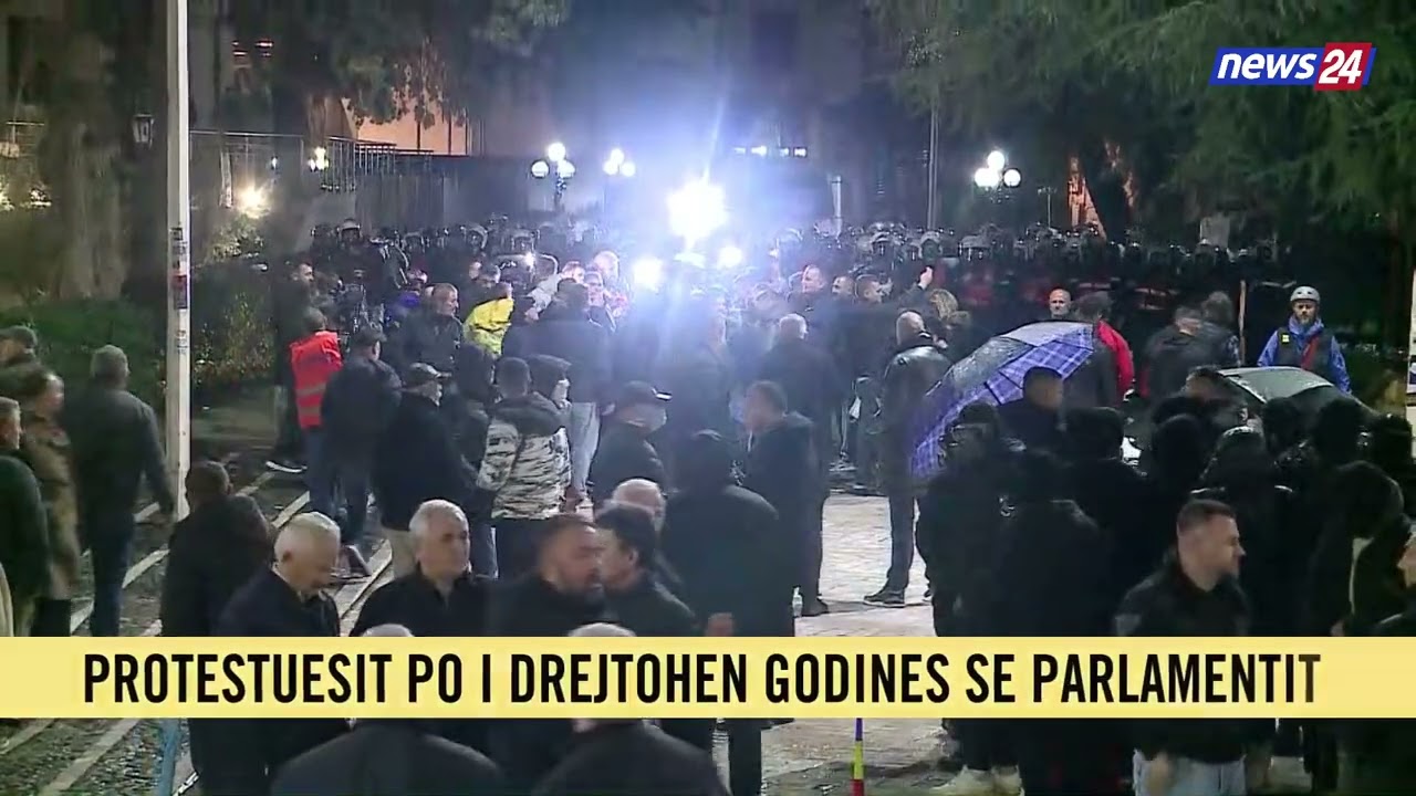 Protesta zhvendoset drejt Parlamentit, Noka: Narkopolicia dhunoj qytetarët, beteja jonë nuk ka orar!