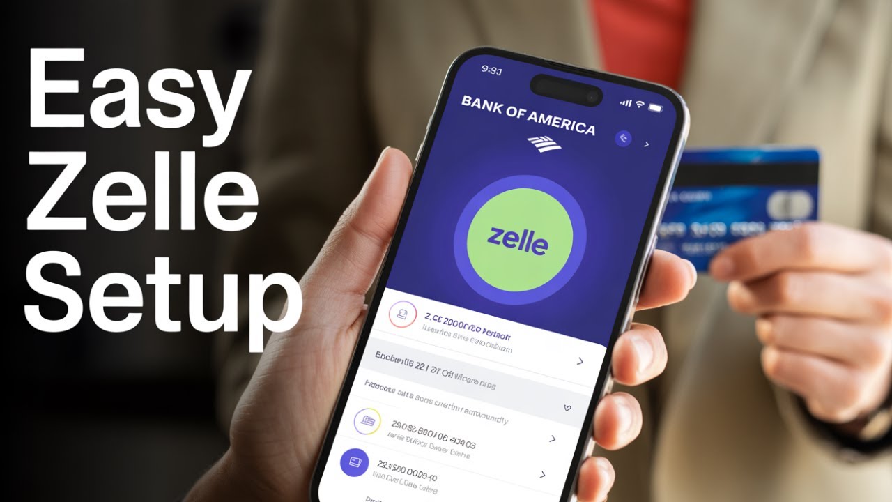 Bank Of America How To Setup Zelle? Enable Zelle - Setup Complete Tutorial