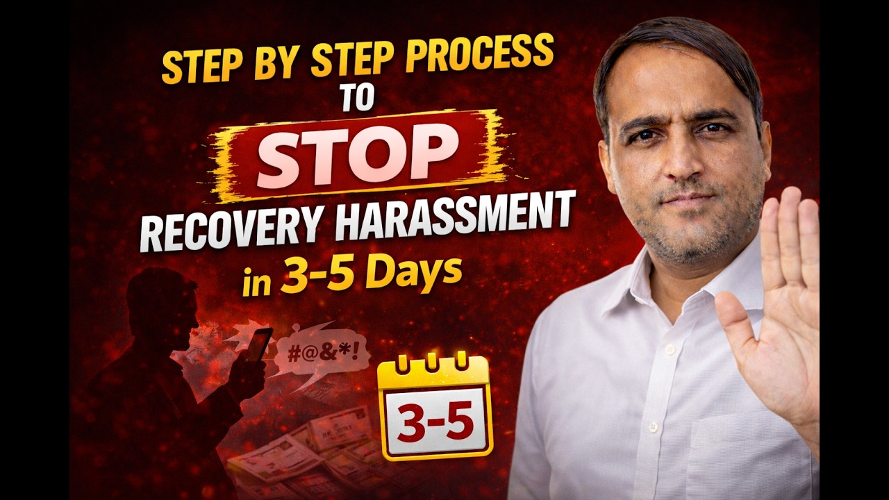 How to Stop Recovery Harassment Within 3-5 Days  &mdash; Complete Step-by Step Process!