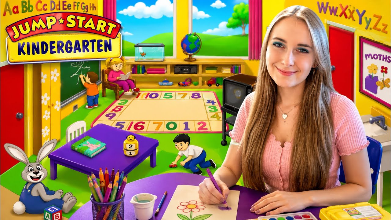 JumpStart Kindergarten 1994 Full Gameplay
