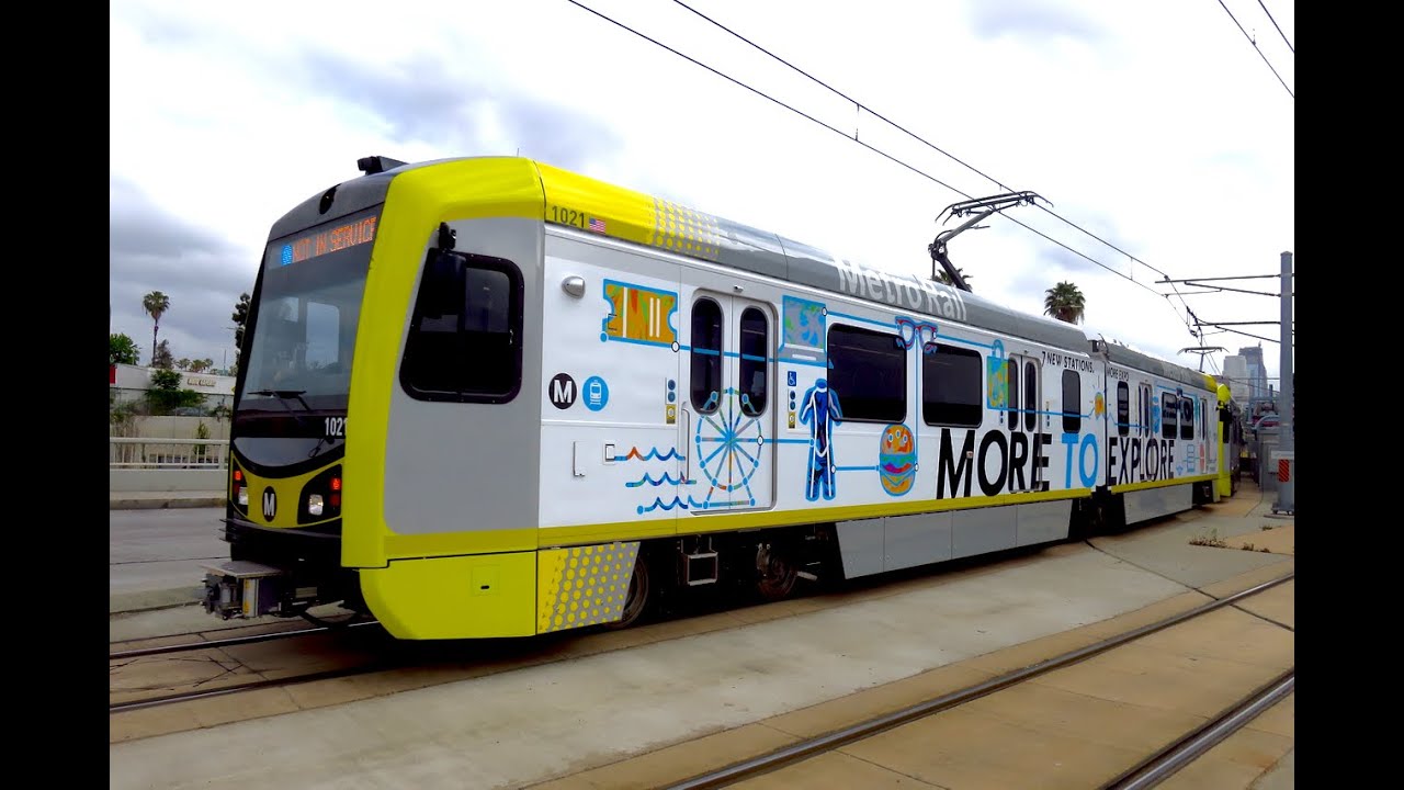 Metro Expo Line - VIP Train - 5/20/16 - 4K