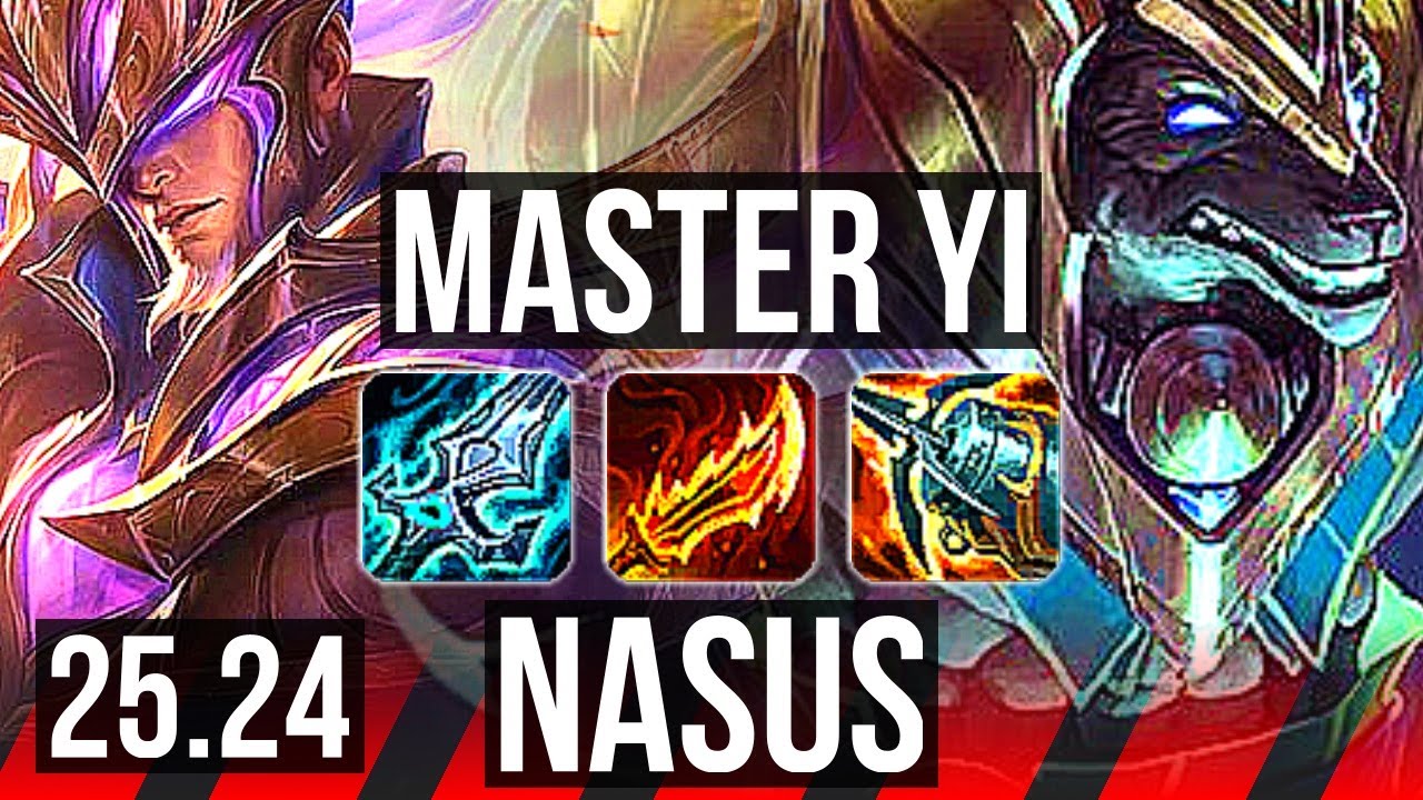MASTER YI vs NASUS (TOP) | 12/3/9 | KR Master | 25.24