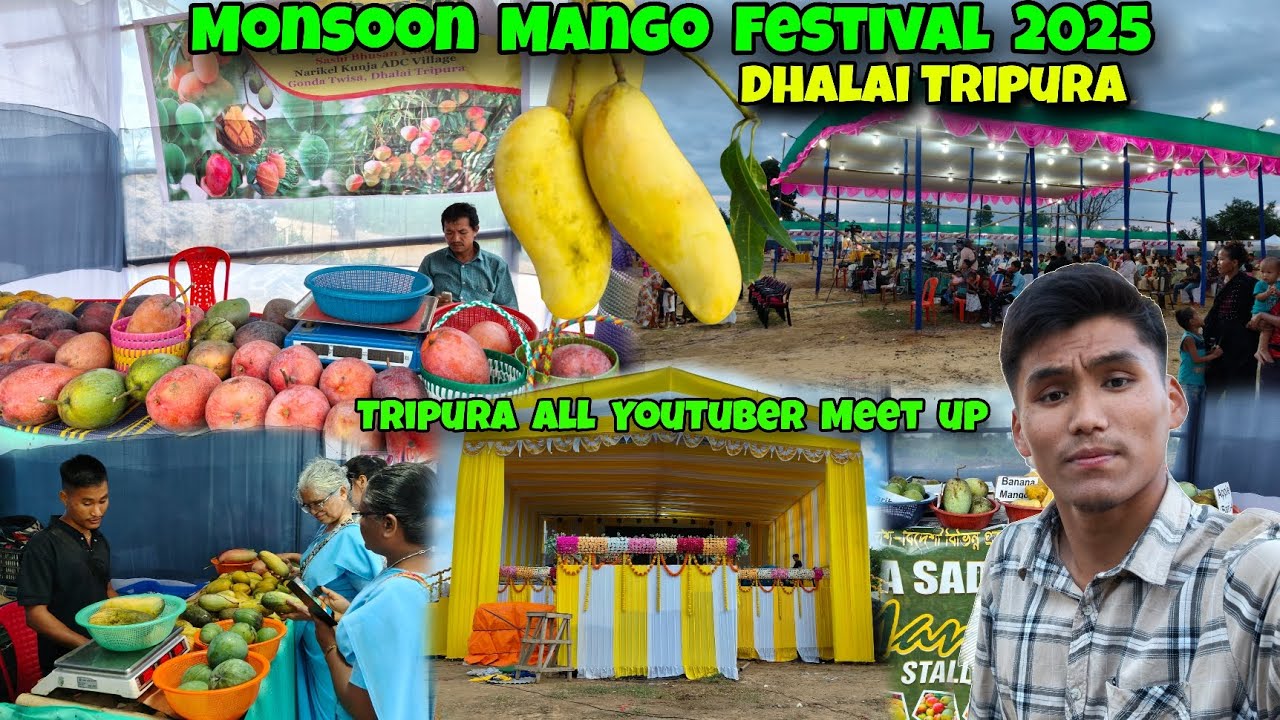 Monsoon Mango Festival 2025 || Inauguration By CM Sir || Dhalai Tripura 