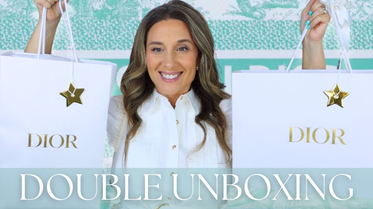 DIOR DOUBLE UNBOXING 🩵 NEW HANDBAG AND SHOES!!