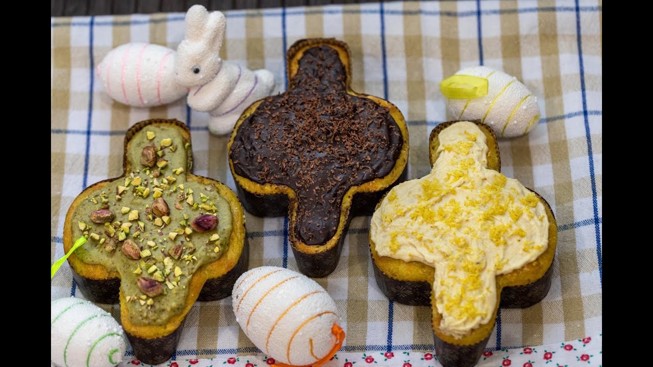 MINI COLOMBE VEGAN FATTE IN CASA || al pistacchio, limone, cioccolato e uvetta