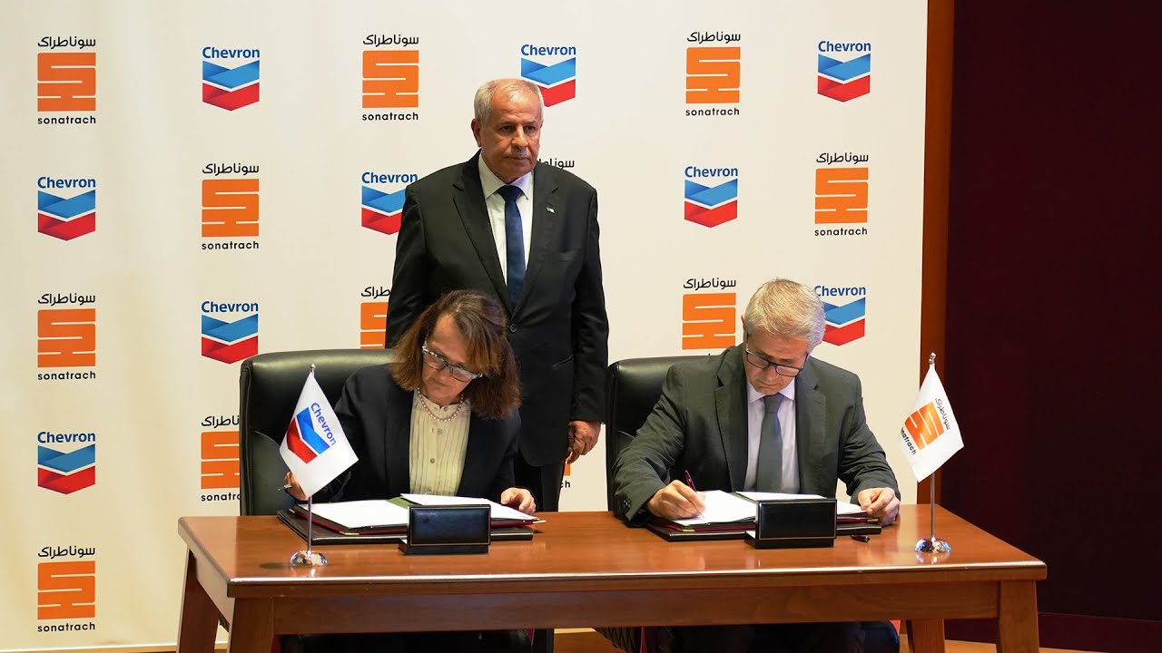 التوقيع على مذكرة تفاهم بين سوناطراك وشركة شيفرون