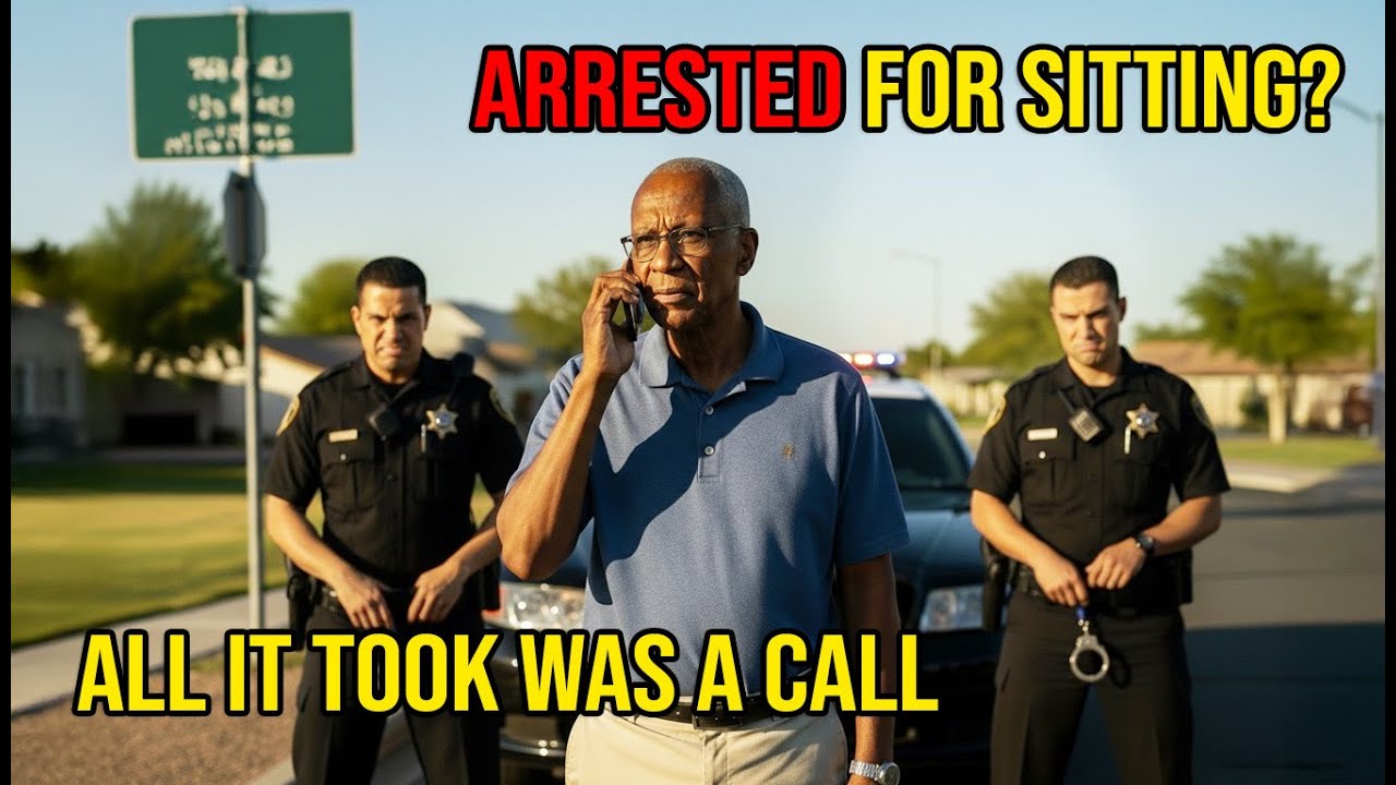 Cops Harass Quiet Old Man, Then He Makes A Phone Call to His Grandson, A Blue Berets