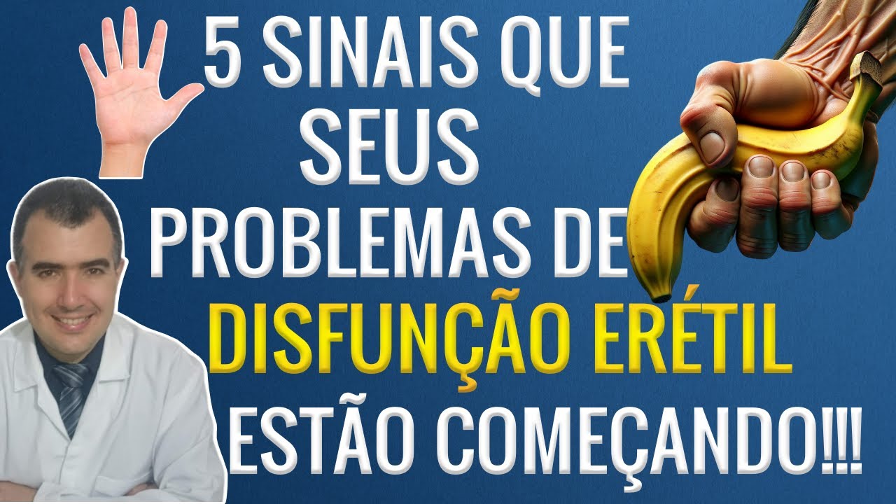 5 sinais iniciais que seus problemas de disfunção erétil estão começando