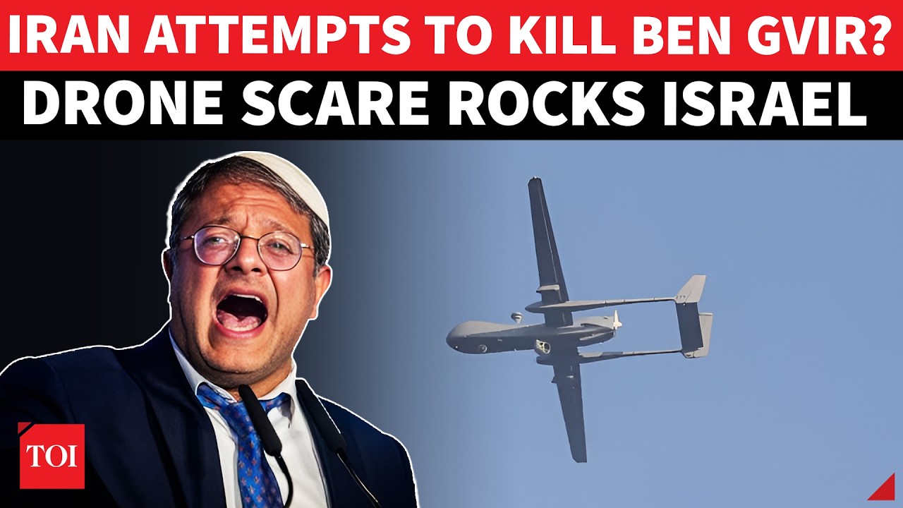 Iran Attempts Ben Gvir Assassination? Drone Crash Near Israeli Minister's Home Sparks Panic