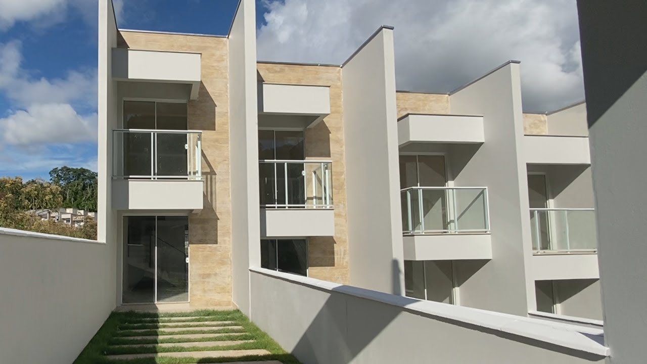 CASA FINANCIADA COM PARCELAS DE 980 REAIS  2 QUARTOS MAIS UM LAVABO E DECK [PROJETO MODERNO]