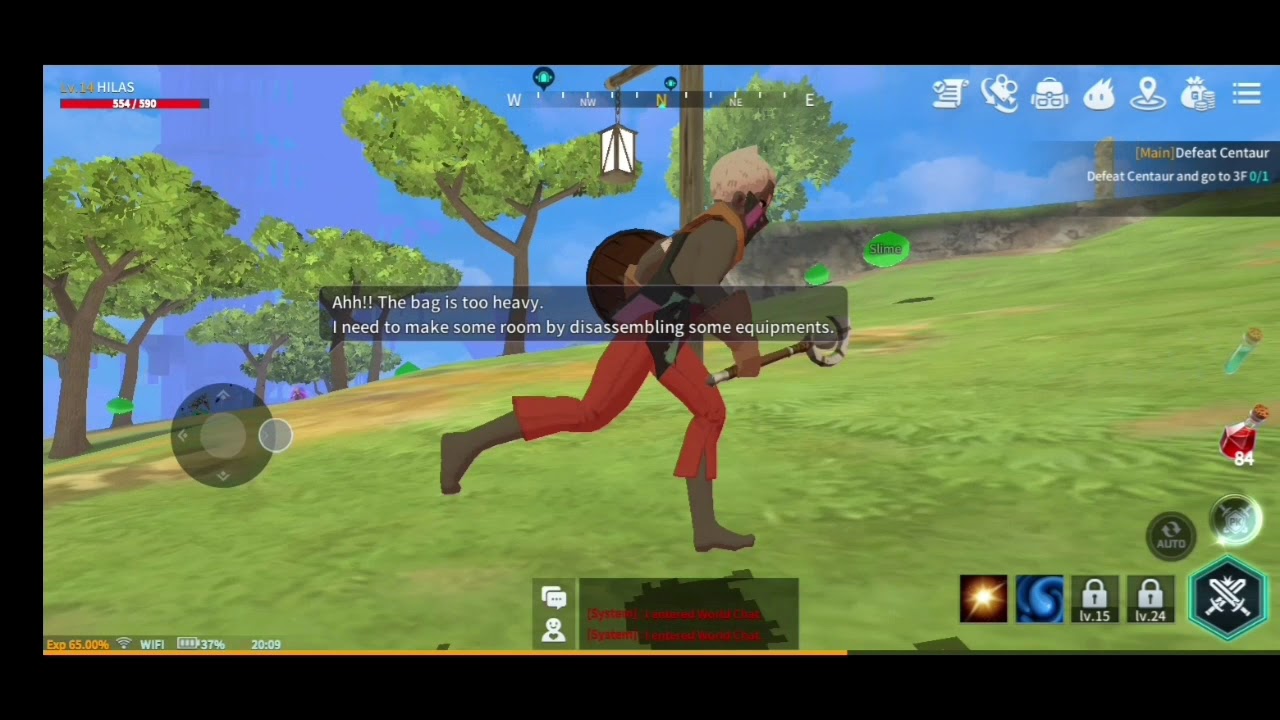 TEETINY ONLINE - how to equip a rod/how to be a mage/how to use magic skills/where to loot a rod