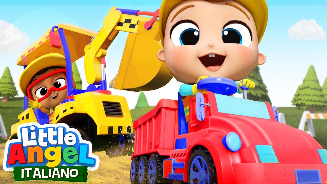 Che Bello Costruire Insieme 👨🏻‍🔧🏠Cartoni Animati con Gianni Piccino - Little Angel Italiano