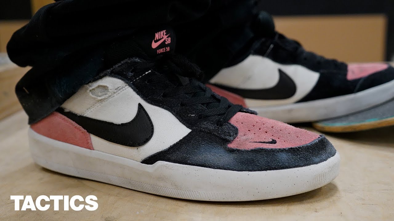 Обзор теста на износостойкость кроссовок для скейтбординга Nike SB Force 58 | Tactics