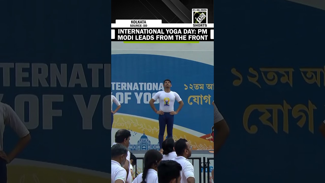 International Yoga Day: PM Modi leads from the front from Red Road, Kolkata