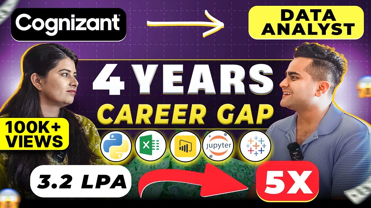 How She Became a Data Analyst after A GAP of 4 long Years? 🚀 Roadmap to Become a Data Analyst 2025