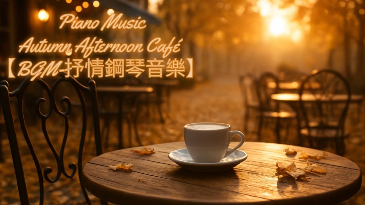 Piano Music-Autumn Afternoon Café 31【BGM-抒情鋼琴音樂】 #piano #pianomusic #relaxingmusic #鋼琴音樂